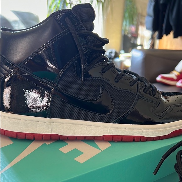 Nike SB Zoom Dunk High TR QS Black Sneakers - Picture 5 of 12